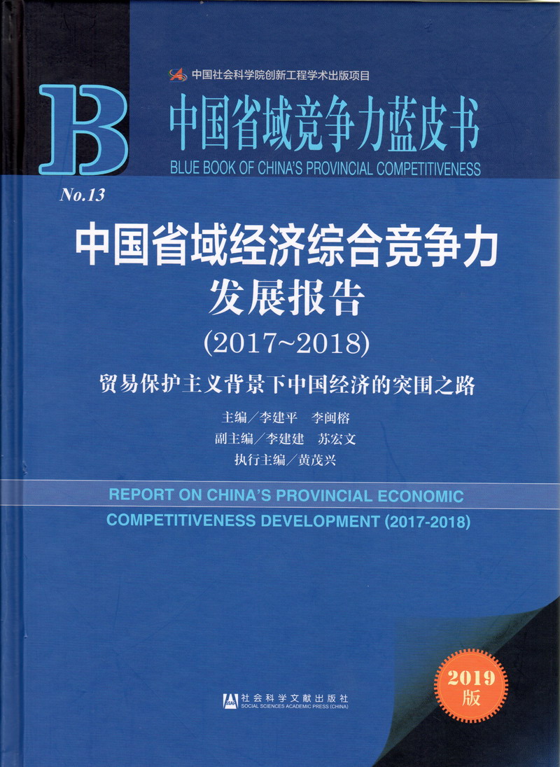 艹比视频中国省域经济综合竞争力发展报告（2017-2018）